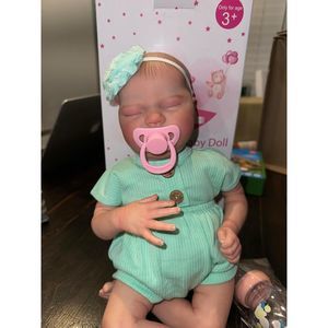 Reborn Baby Dolls With Soft Weighted Cloth Body Sleeping For Kids Age 3+ 18-Inch